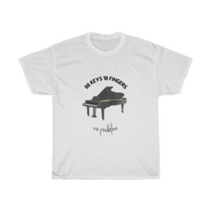88 KEYS BLACK - Unisex Heavy Cotton Tee