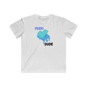 PIANO DUDE - Kids Fine Jersey Tee