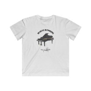 88 KEYS BLACK - Kids Fine Jersey Tee